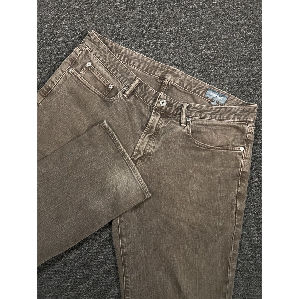 Bonobos Travel Jeans Men's 36x30 Brown Denim Cotton Stretch USA Casual